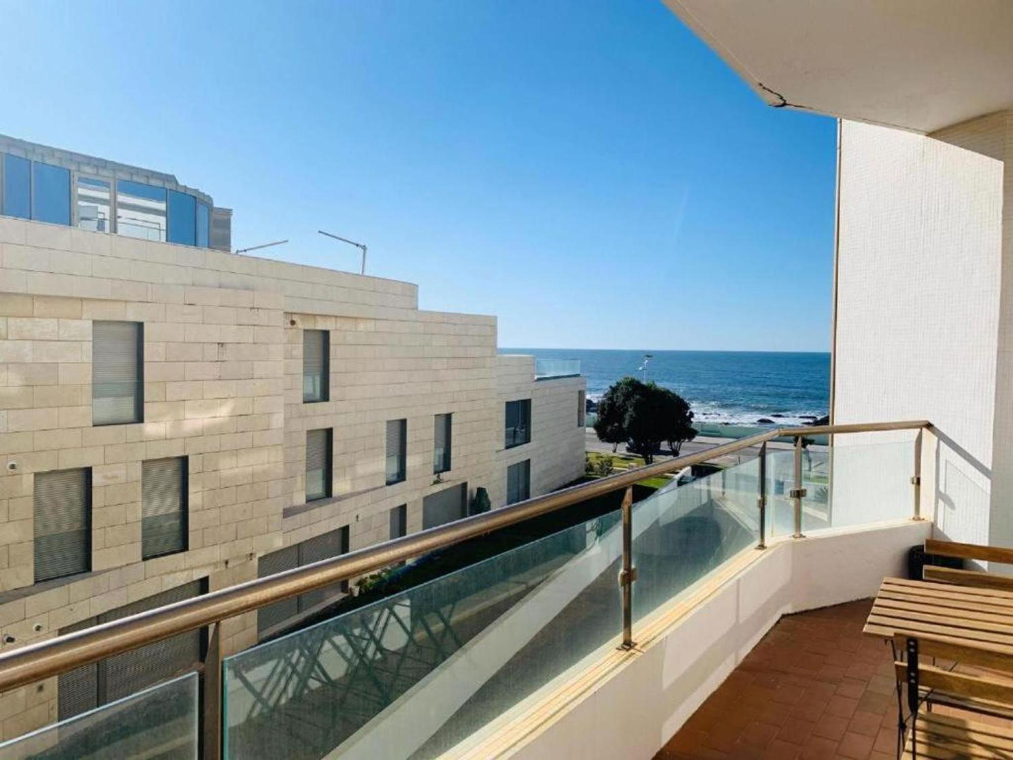 Praia De Vila Do Conde Com Vista A Mar Exterior foto